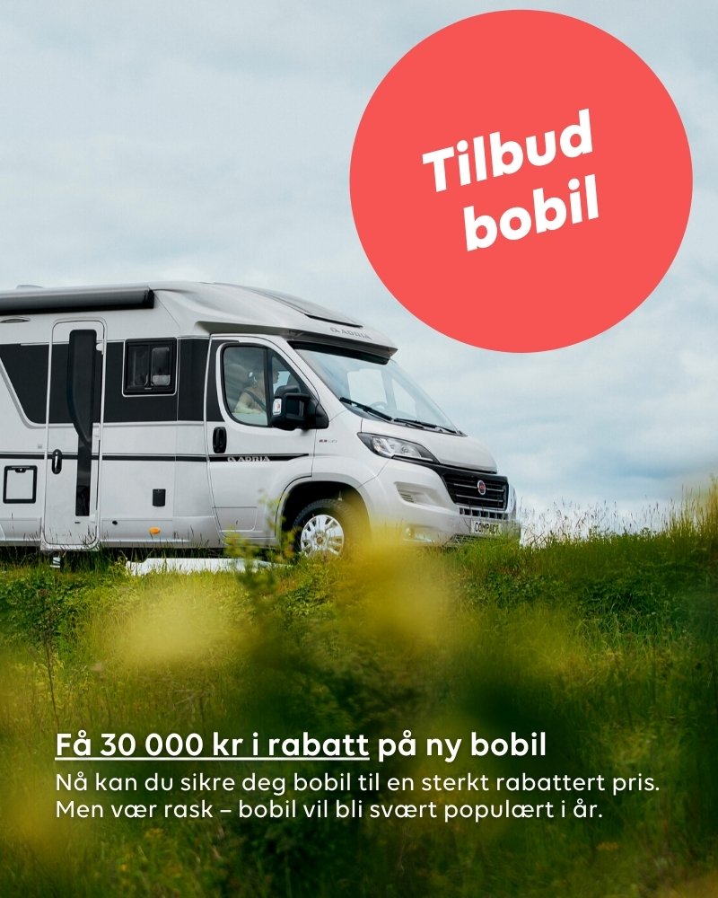 3 Tilbud på nye bobiler hos Ferda!
