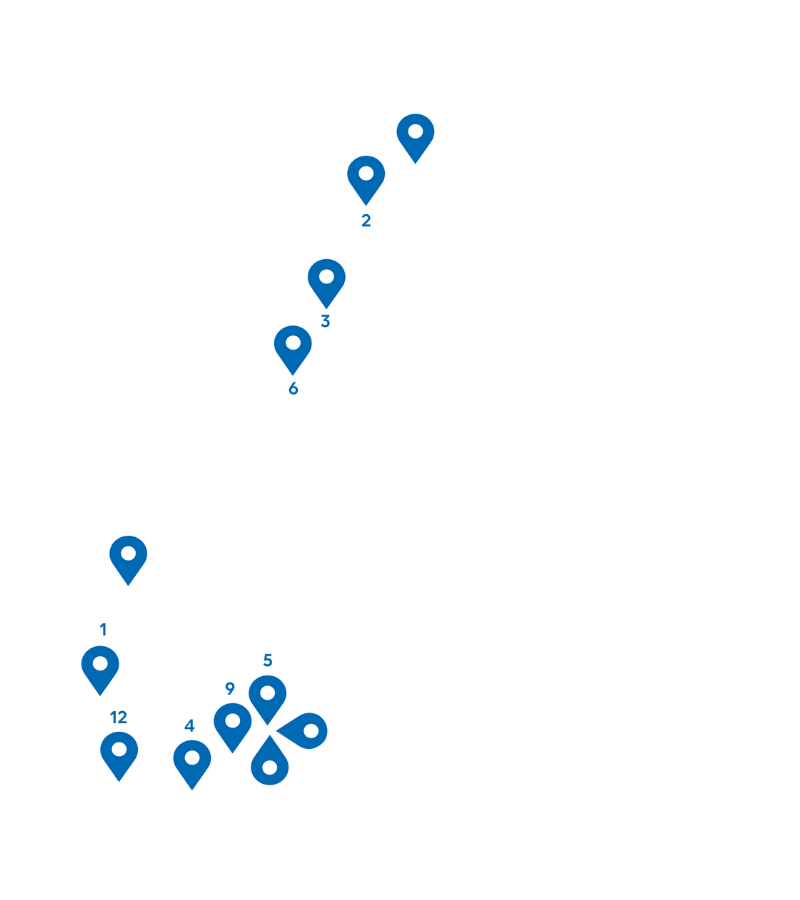 Kopi av Bilde med kart til ferdadagene.no Ferda avdelinger kart