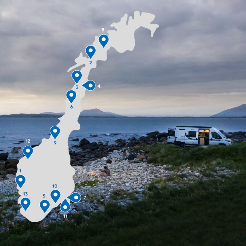 Landsdekkende kjede kart Ferda er en landsdekkende kjede