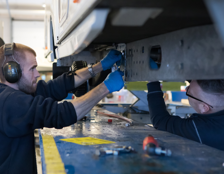 servicemekaniker hos Ferda