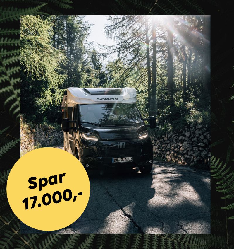 Tilbud på nye Sunlight bobiler 